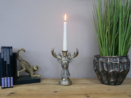 Stag Candle Holder