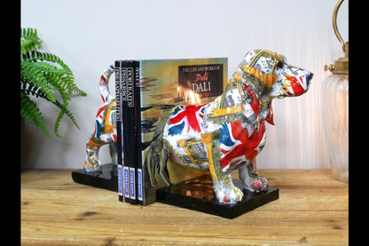 British Dog Bookends