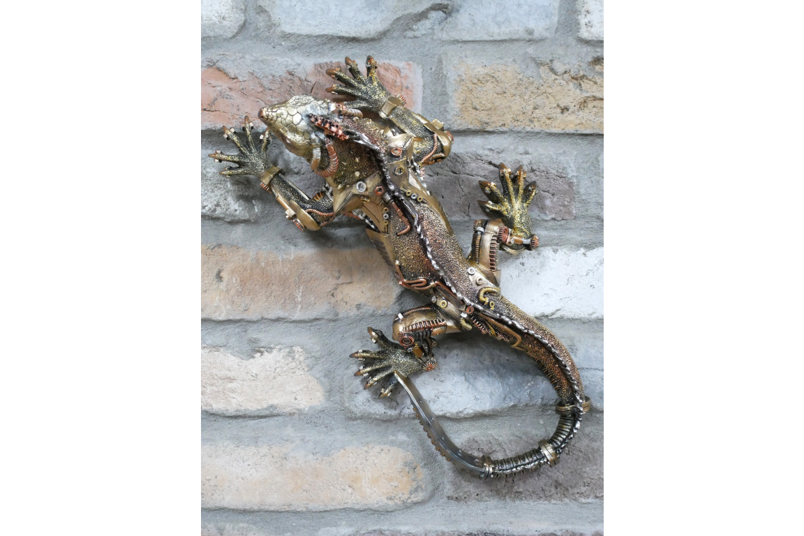 Steampunk Lizard Wall Decoration