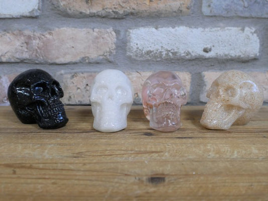Set Of 4 Skulls
