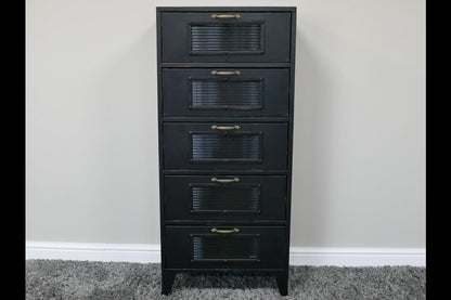 Black Industrial Storage Cabinet