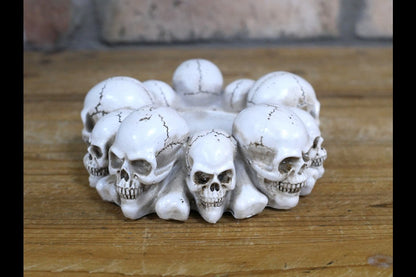 Skulls Candle Holder