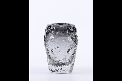 Small Black Glass Vase