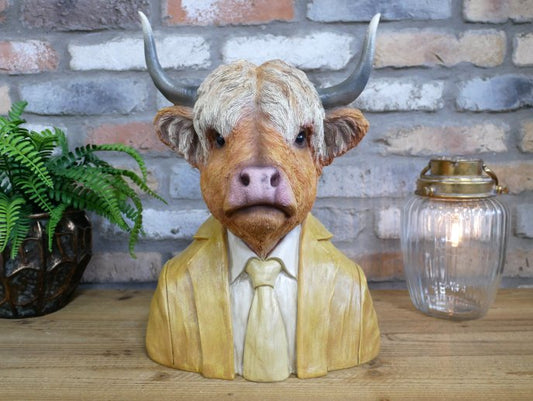 Large Cow Bust