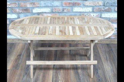 Folding Oval Table