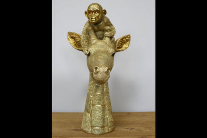 Giraffe & Monkey