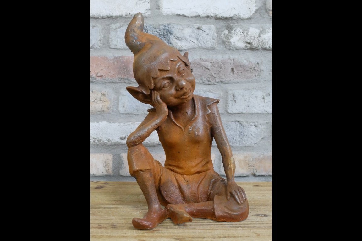 Rusty Cast Iron Elf