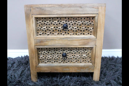 2 Drawer Bedside Cabinet