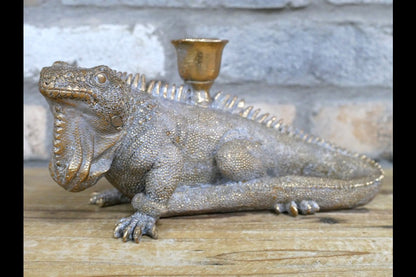 Lizard Candle Holder