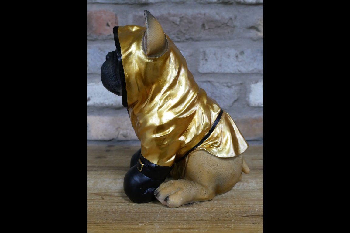 Boxing Dog - Gold