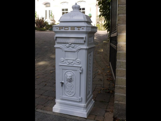 Aluminium Mail Box White