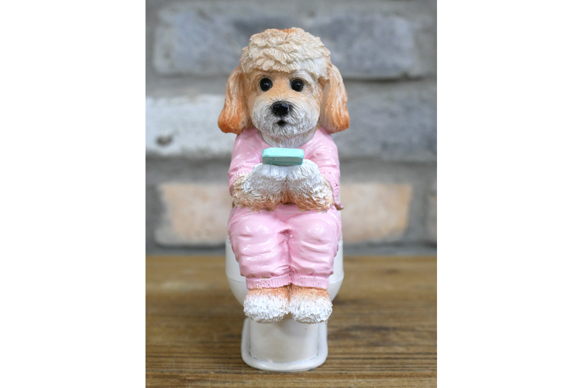 Dog On The Loo