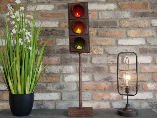 Traffic Light Candle Holder