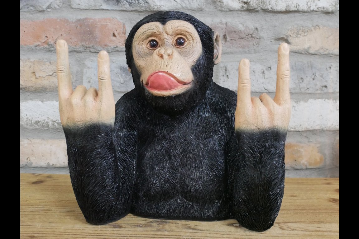 Rock n Roll Monkey Headphone Holder