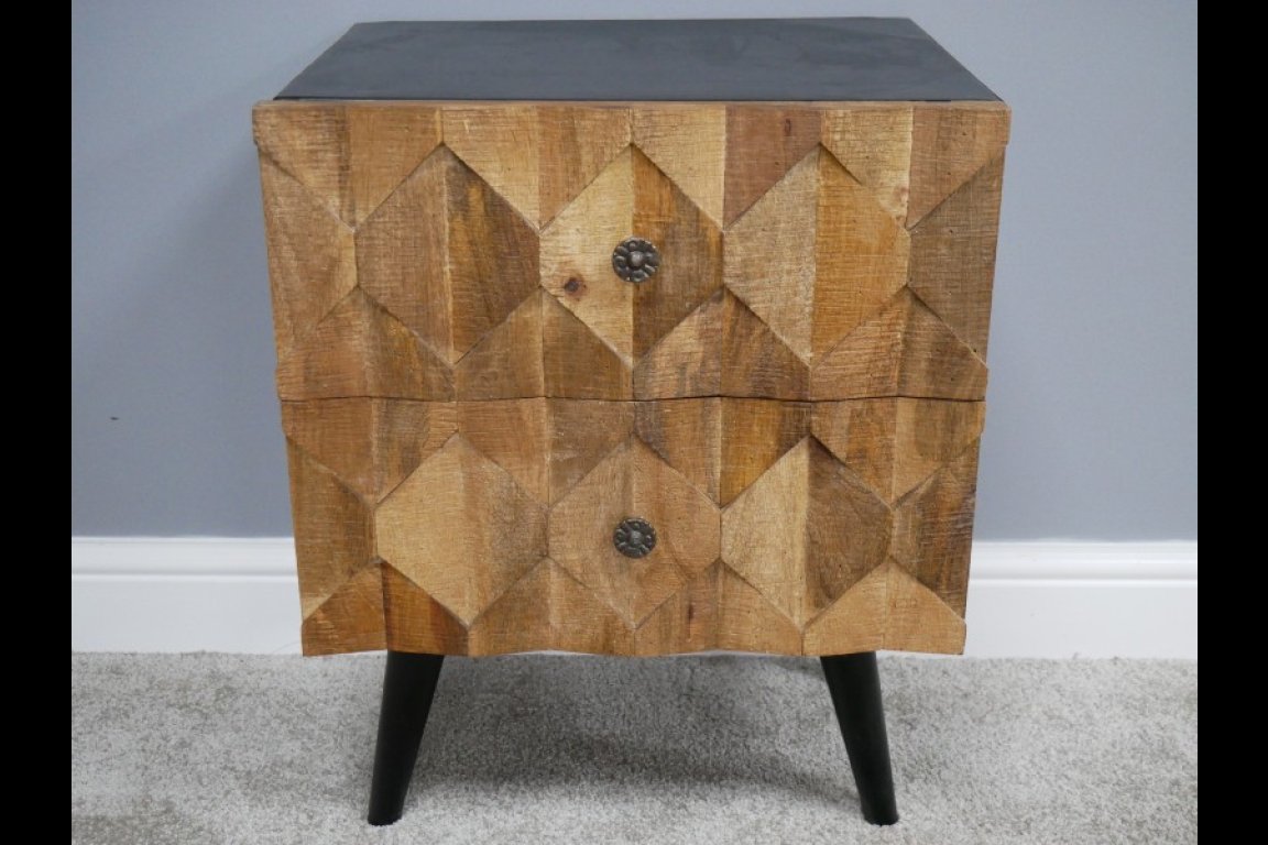 Industrial Bedside Cabinet *