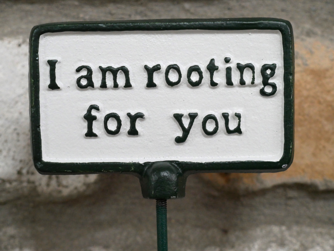 Plant Sign - Rooting For You