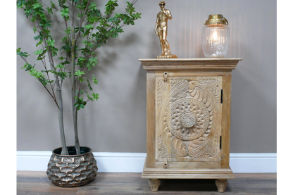 Carved Storage Cabinet