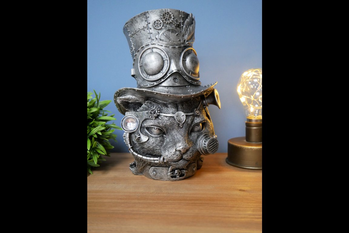 Steampunk Cat Head