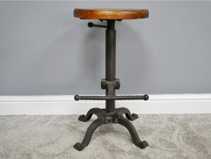 Stool With Wooden Top