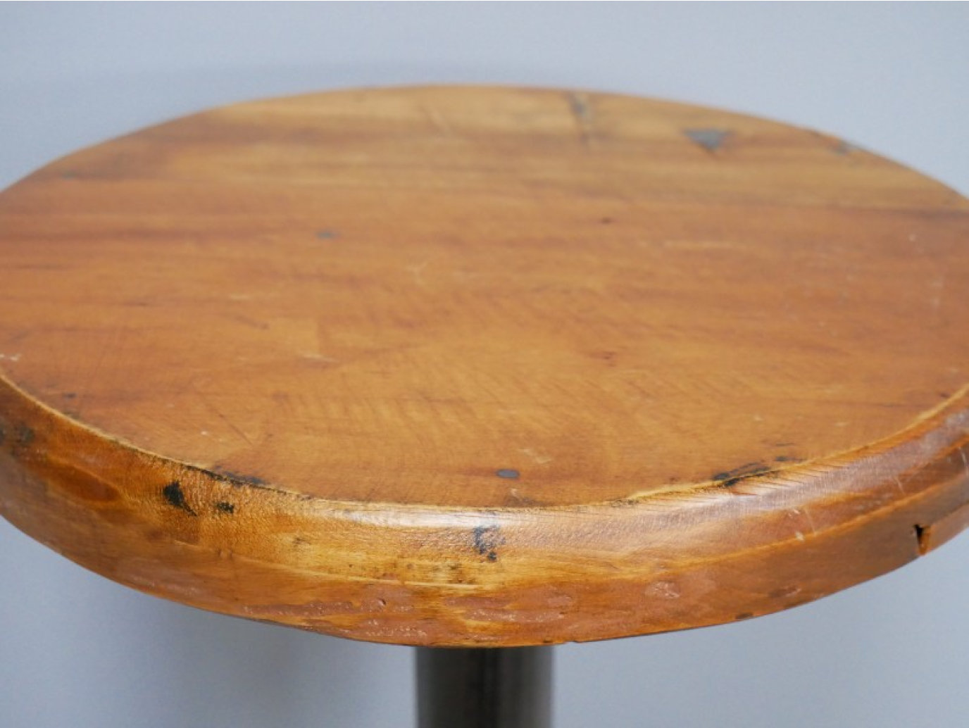 Stool With Wooden Top