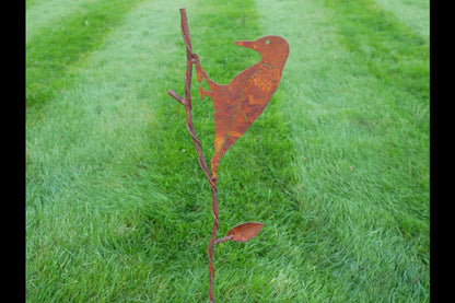 Rusty Bird Stake