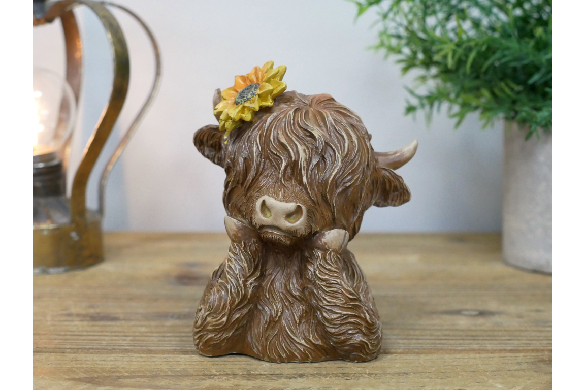 Highland Cow Bust
