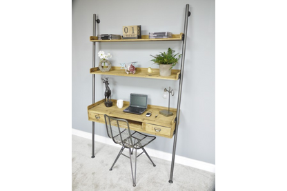 Desk With Shelves