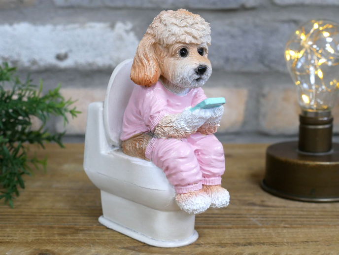 Dog On The Loo