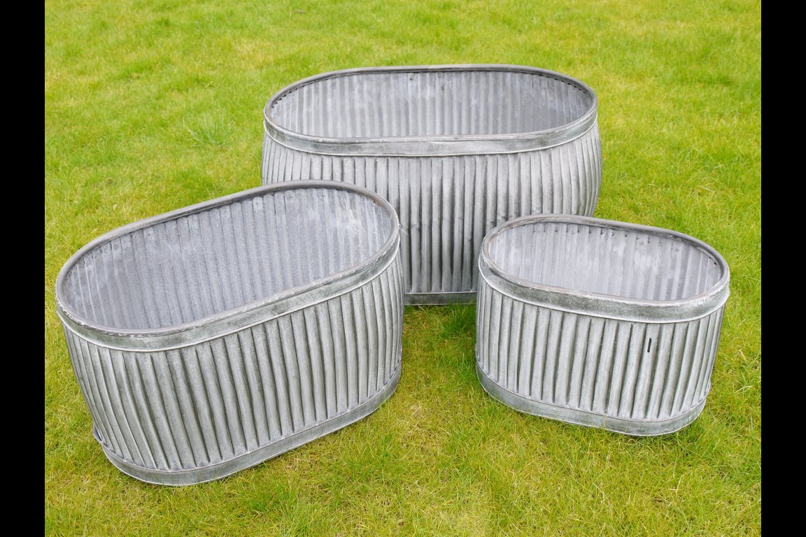 Set of 3 Oval Tubs