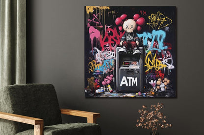 Graffiti ATM Wall Art