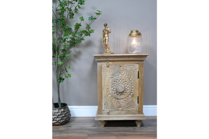 Carved Storage Cabinet