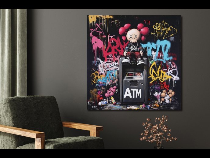 Graffiti ATM Wall Art