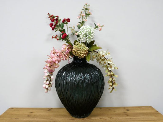 Black Glass Vase