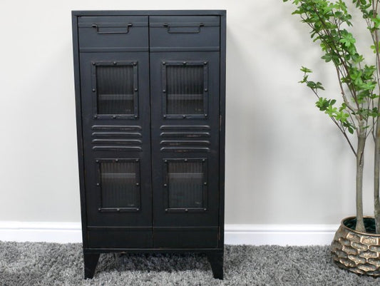 Black Industrial Cabinet
