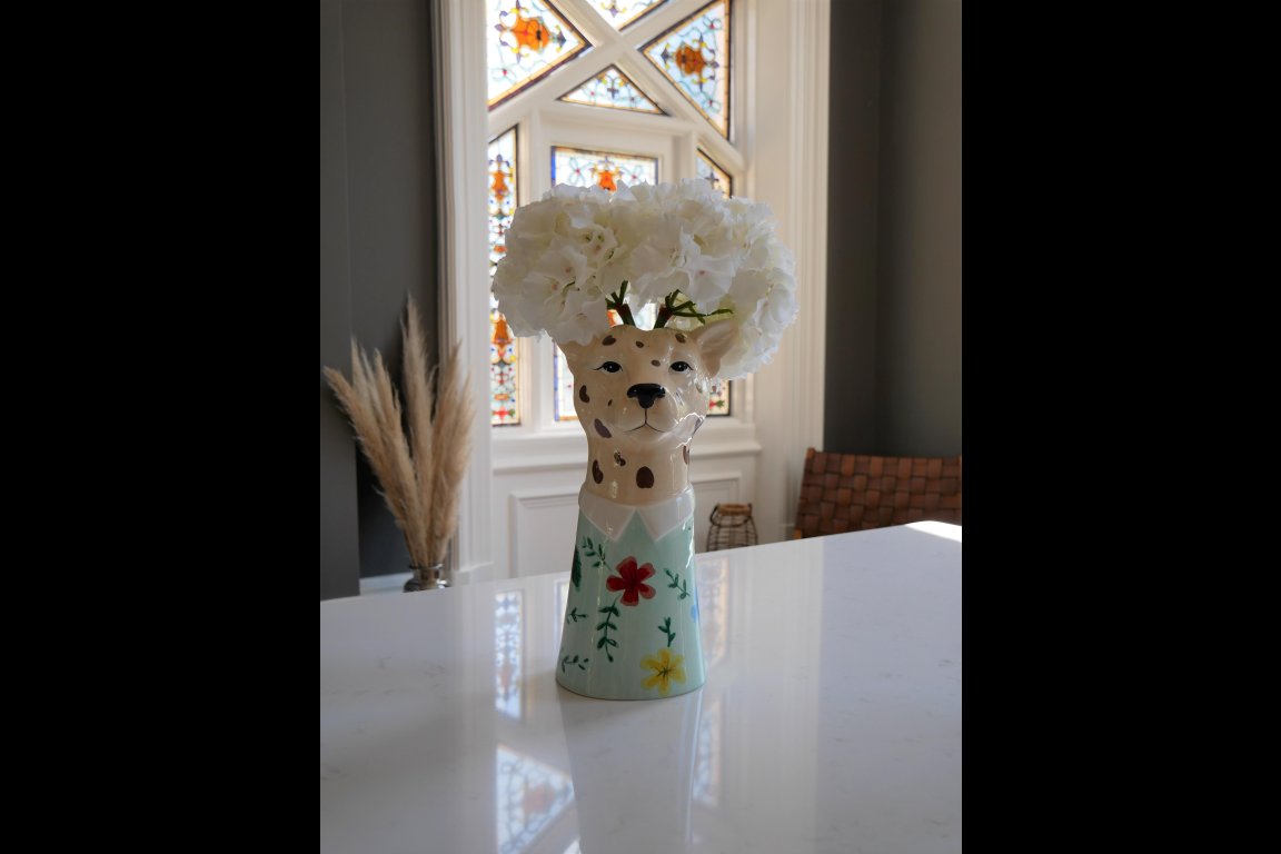 Leopard Vase