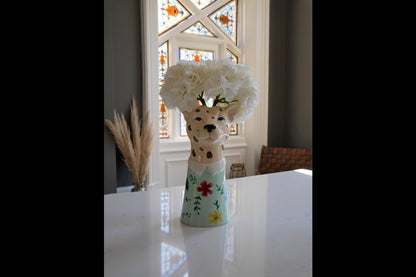 Leopard Vase