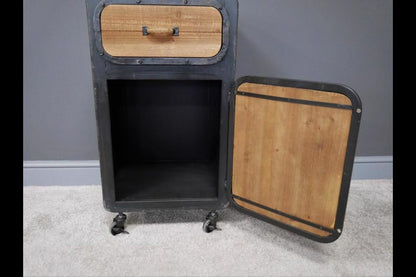 Industrial Bedside Cabinet