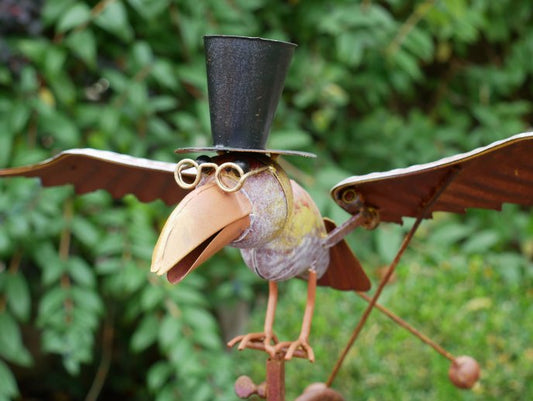 Bird With Top Hat Stake