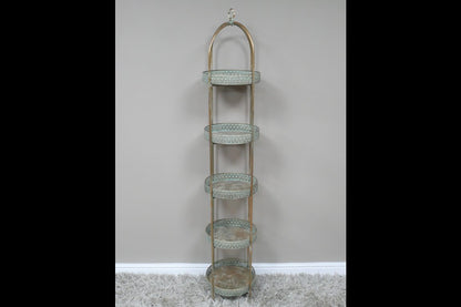 Moroccan Style 5 Tier Shelves