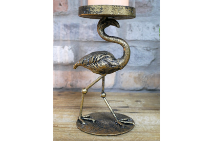 Flamingo Candle Holder