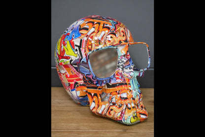 Skull With Mirrored Shades