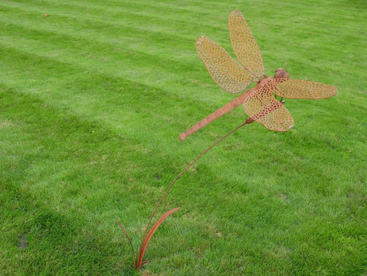 Rusty Dragonfly Stake