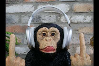 Up Yours Monkey Headphone Holder