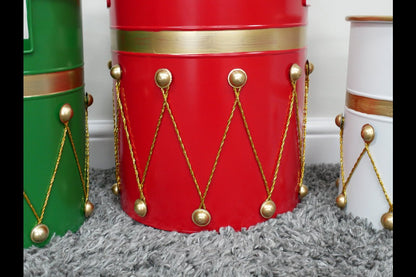Set Of 3 Drum Bins / Planters