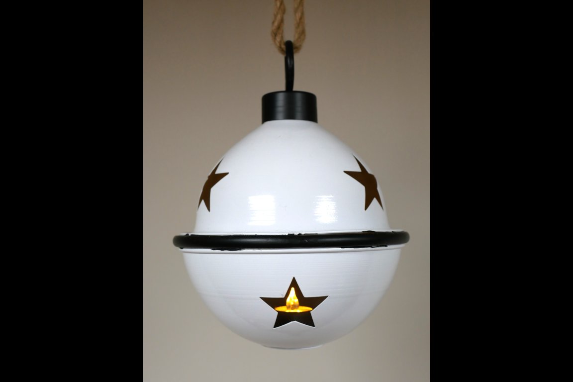 Light Up Bell - White
