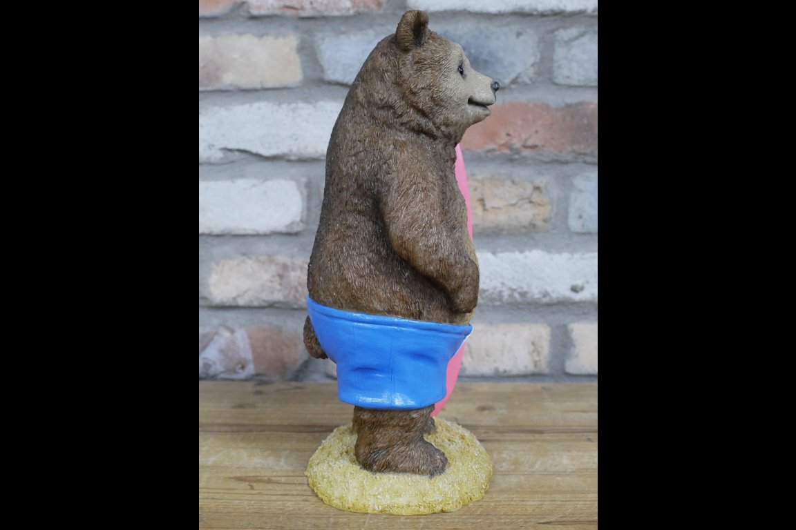 Bear With Surfboard