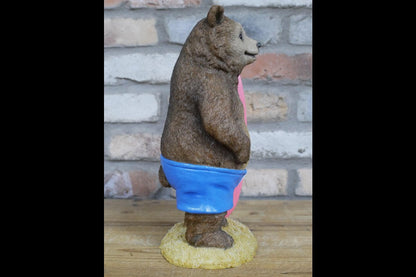 Bear With Surfboard