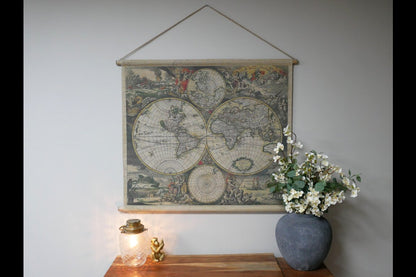 Canvas Wall Art - World Map