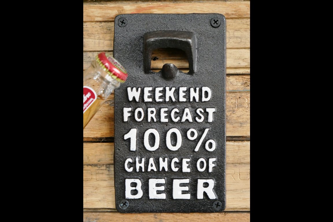 Sign With Bottle Opener