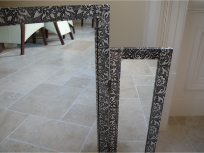 Embossed Triple Mirror